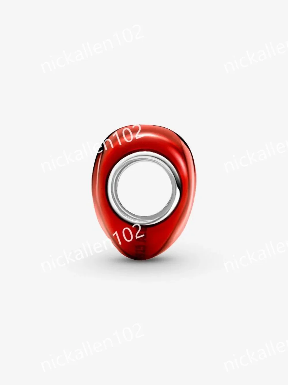 Pandora Metallic Red Heart Charm